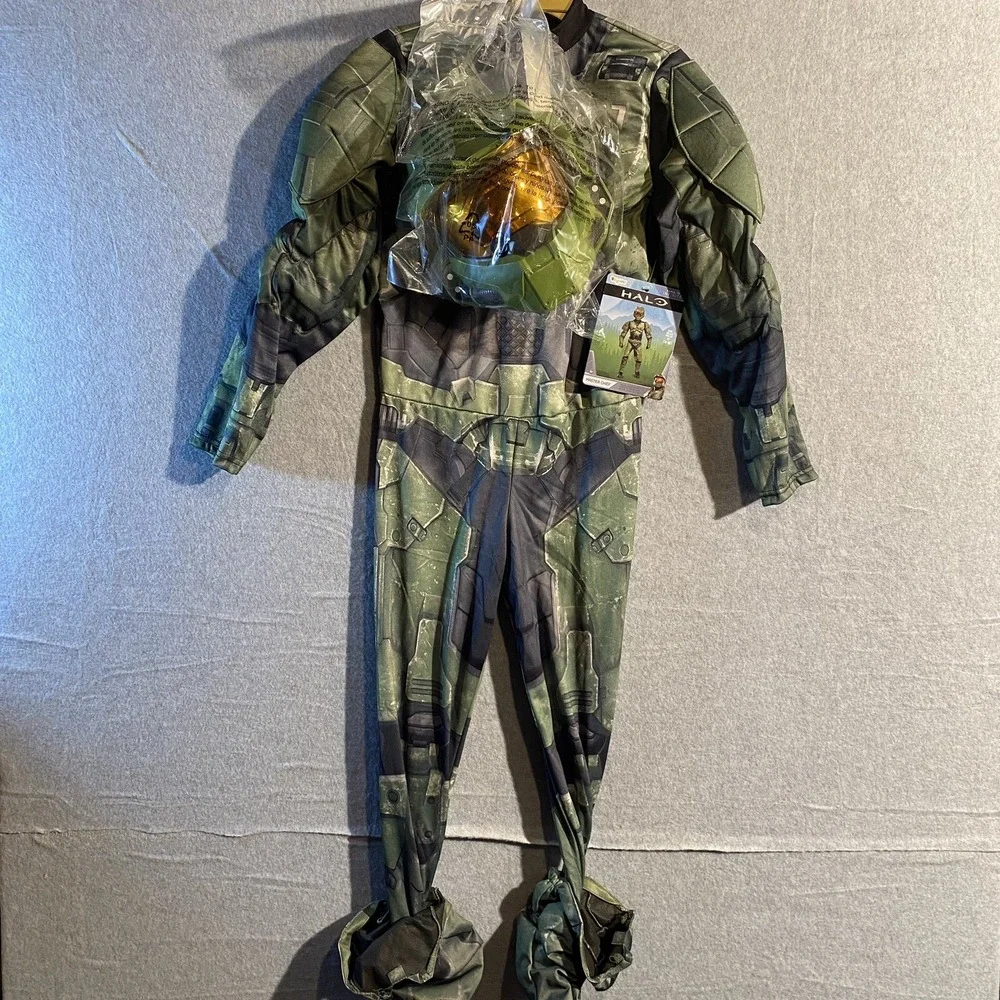 Disguise Boys Halo Master Chief Deluxe Costume Size M‎ 8-10 - Picture 2 of 8